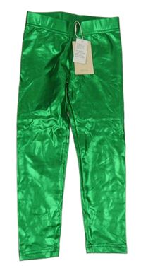 Zelené metalické legíny Dunnes stores