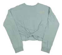 Svetlomodrá crop mikina H&M