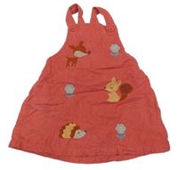 Korálové menšestrové na traké šaty so zvířaty M&Co.