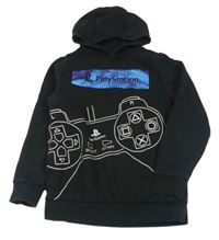 Černá mikina s ovladačem a kapucí - PlayStation 