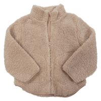 Pudrová huňatá podšitá bunda H&M