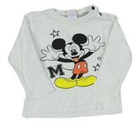 Biele tričko s Mickeym zn. Disney