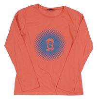 Korálové triko s potiskem Trollkids