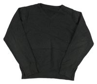 Tmavosivý rebrovaný sveter Dunnes