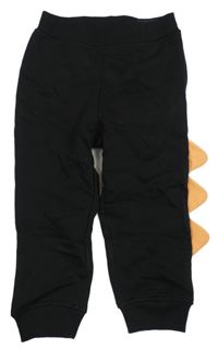 Černé tepláky s ostny H&M