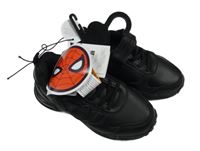 Nové - Černé koženkové botasky se Spider-manem Primark vel. 31