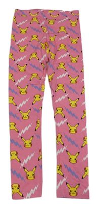 Ružové legíny s Pikachu