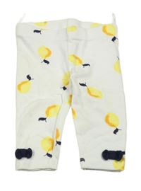 Biele legíny s citrony C&A