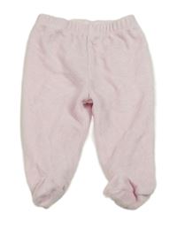 Světlerůžové sametové polodupky hello baby