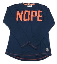 Tmavomodré triko s nápisem VINGINO