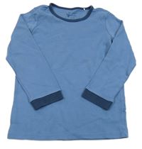 Modro-tmavomodré pyžamové tričko TCM