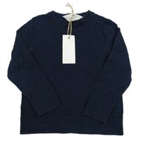 Nové - tmavomodrý svetr H&M