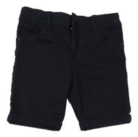 Černé  skinny riflové kraťasy Denim Co.
