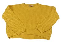 Okrový oversize sveter Topolino