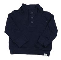 Tmavomodrá prešívaná mikina zn. GAP