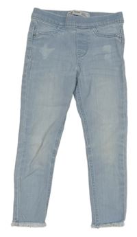 Svetlomodré džegíny s vyšúchaním Denim Co.