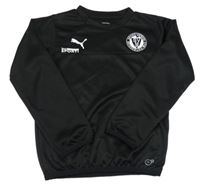 Černá sportovní funkční mikina s potiskem Puma