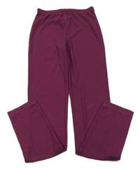 Vínové spodní kalhoty TCM