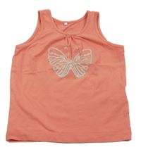 Korálový top s motýlem Name it