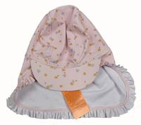 Nové - Ružová kvetovaná UV šiltovka s motýly George