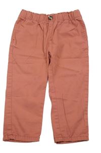 Vínové plátěné kalhoty Denim Co.