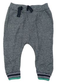 Tmavomodré melírované tepláky Jasper Conran