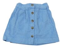 Modrá menšestrová prepínaci sukňa H&M