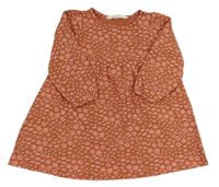 Staroružové kvetované šaty H&M