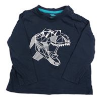 Tmavomodré triko s dinem Lupilu