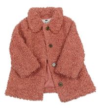 Staroružový huňatý podšitý kabát F&F