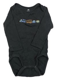 Tmavosivé body s vlakem H&M