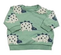 Zelená mikina s dinosaurami M&S