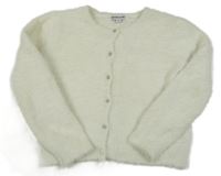 Smotanový chlpatý prepínaci sveter manguun