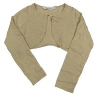 Zlaté svetrové prepínaci ľahké bolerko H&M