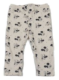 Smotanové legíny s Minnie Disney