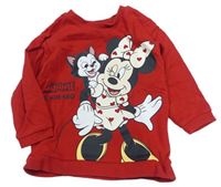 Červená mikina s Minnie H&M