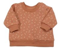 Broskvová kvetovaná mikina Primark