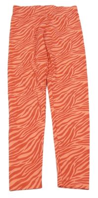 Neonově růžovo-červené pruhované legíny M&S