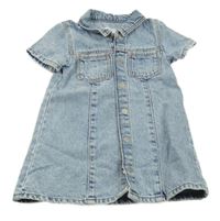 Svetlomodré rifľové prepínaci šaty Primark