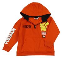 Červená mikina s Pikachuem a kapucňou Primark