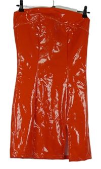 Dámské červené latexové minišaty Shein