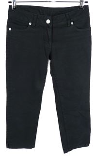 Dámske čierne capri rifle H&M