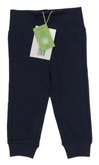 Nové - Tmavomodré cuff tepláky Pocopiano