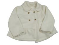 Biela fleecová prepínaci mikina Bluezoo