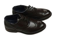 Nové - Hnědé koženkové boty vel.27