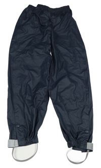 Tmavomodré nepromokavé podšité kalhoty jako-o