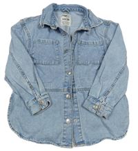 Modrá riflová bunda Page one young