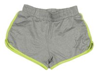 Svetlosivé športové kraťasy s hviezdou a prožkem Yigga