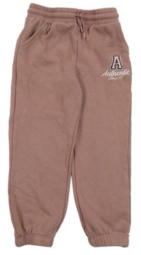 Ružovo-hnedé tepláky Primark