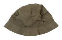 Khaki plátěný klobouk